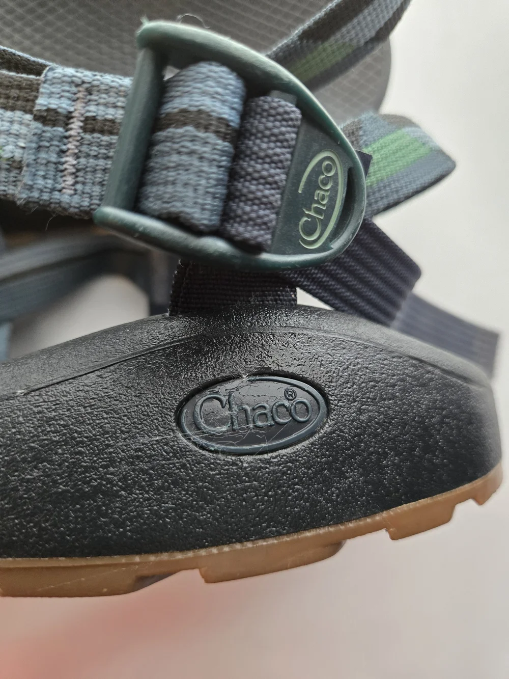 Chaco Z/1 Classic Outdoor Sport Sandals Men's Size 14 Blue Green Hiking